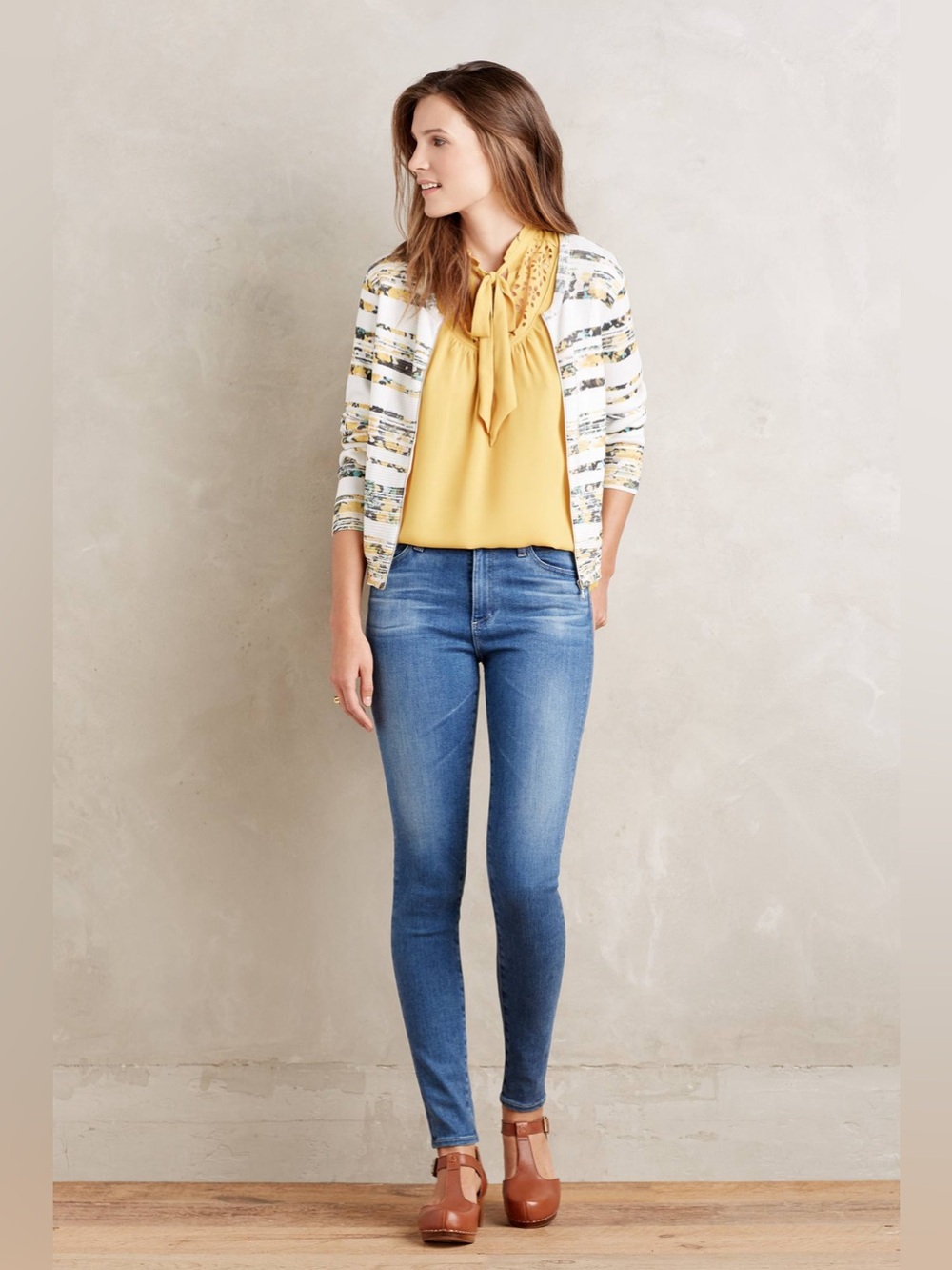 Maeve Tie-Neck Blouse - Picture 2 of 9